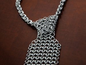 Chain Mail Necktie | Million Dollar Gift Ideas