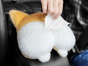 Corgi Butt Car Tissue Dispenser | Million Dollar Gift Ideas