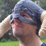 Crochet Skyrim Viking Helmet
