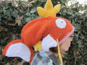 Crocheted Pokemon Magikarp Hat.jpg