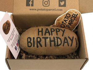 Custom Message Potato Parcel | Million Dollar Gift Ideas