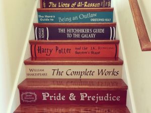 DIY Book Stairs Lettering | Million Dollar Gift Ideas
