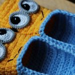 Diy Crochet Minion Slippers 1