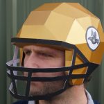 DIY Football Paper Helmets