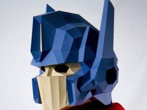 DIY Optimus Prime 3D Paper Mask | Million Dollar Gift Ideas