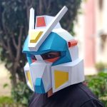 Diy Papercraft Gundam Helmet 2