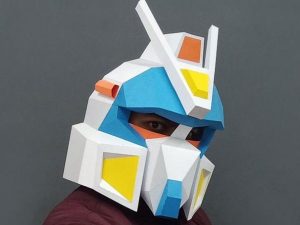 DIY Papercraft Gundam Helmet | Million Dollar Gift Ideas