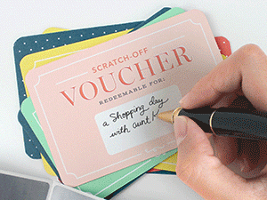 DIY Scratch-Off Cards | Million Dollar Gift Ideas