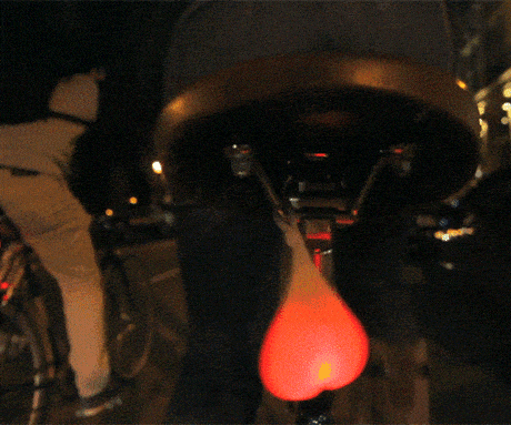 Dangling Testicles Bicycle Light 1
