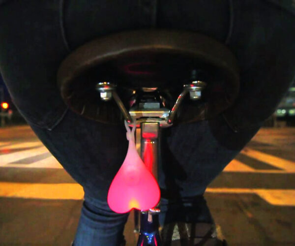 Dangling Testicles Bicycle Light