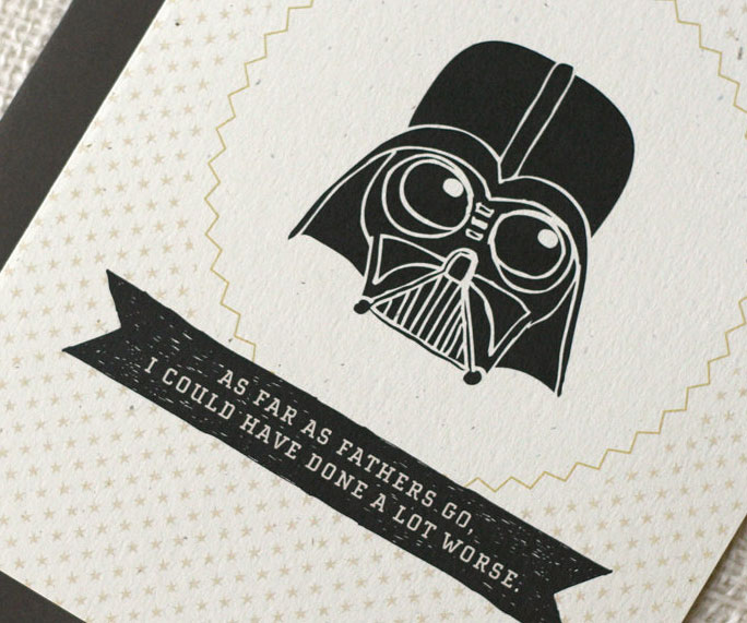 Darth Vader Father’s Day Card