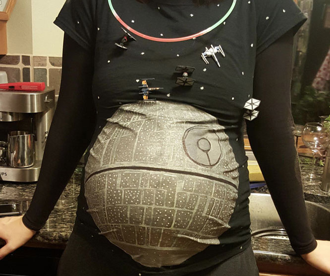 Death Star Maternity Shirt