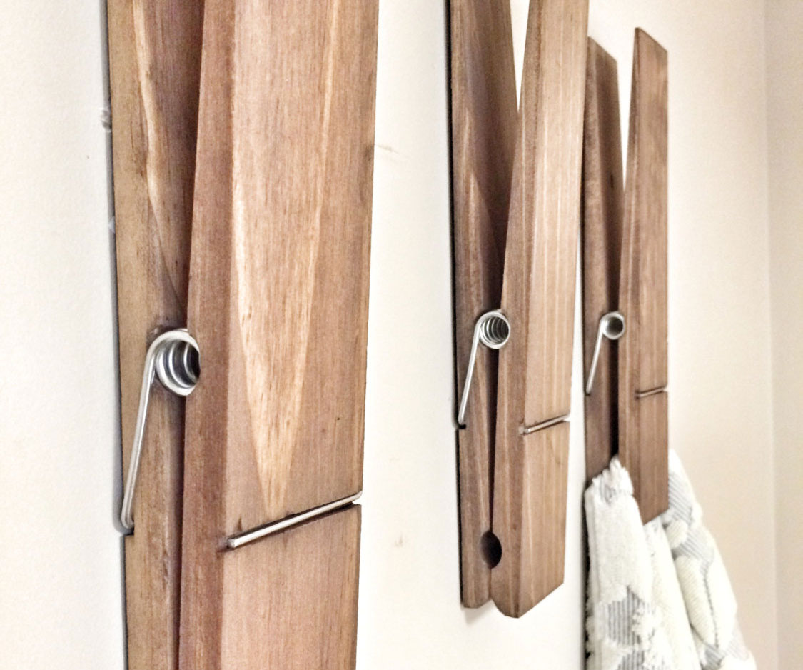 Decorative Jumbo Clothespins