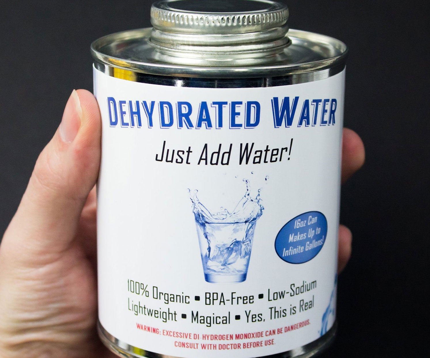 Dehydrated Water In A Can