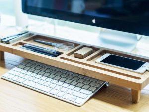 Desktop Wooden Keyboard Rack | Million Dollar Gift Ideas