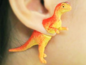 Dinosaur Earrings 1