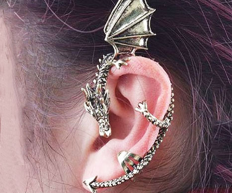 Dragon Wrap Earring