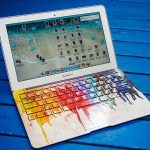 Dripping Paint Macbook Keyboard Cover 2