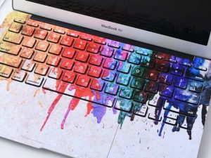 Dripping Paint MacBook Keyboard Cover | Million Dollar Gift Ideas