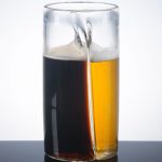 Dual Chamber Beer Glass