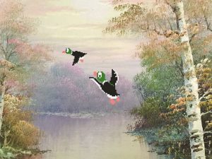 Duck Hunt Repurposed Painting | Million Dollar Gift Ideas