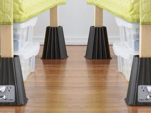 Electrical Outlet Bed Risers 1