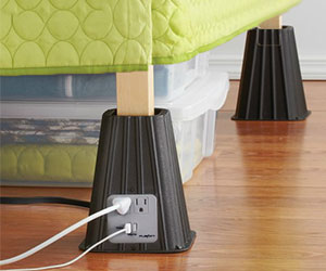 Electrical Outlet Bed Risers