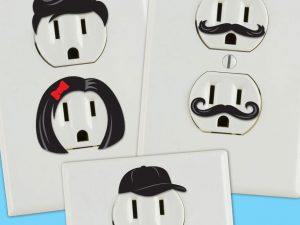 Electrical Outlet Face Stickers | Million Dollar Gift Ideas