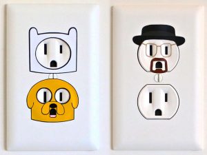 Electrical Outlet Stickers | Million Dollar Gift Ideas