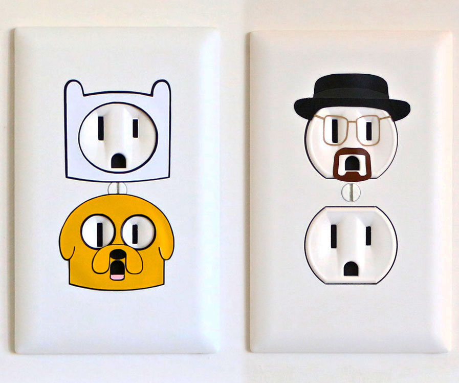Electrical Outlet Stickers