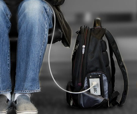 Electronics Charging Backpack