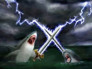 Epic Shark vs. Narwhal Painting | Million Dollar Gift Ideas
