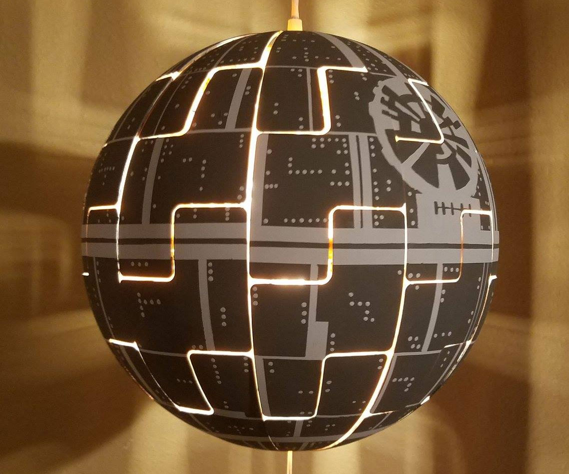Exploding Death Star Lamp 1