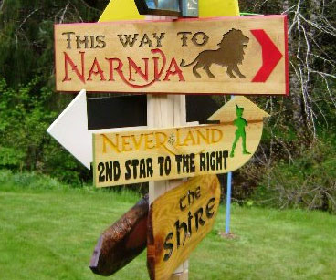 Fantasy Land Destination Signs