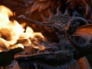 Fire Breathing Dragon Sculpture 1