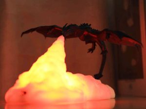 Fire Breathing Dragon Table Lamp 1