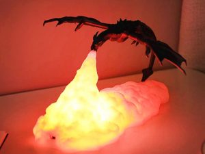Fire Breathing Dragon Table Lamp | Million Dollar Gift Ideas