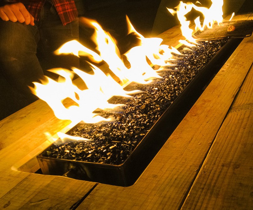 Fire Pit Picnic Table