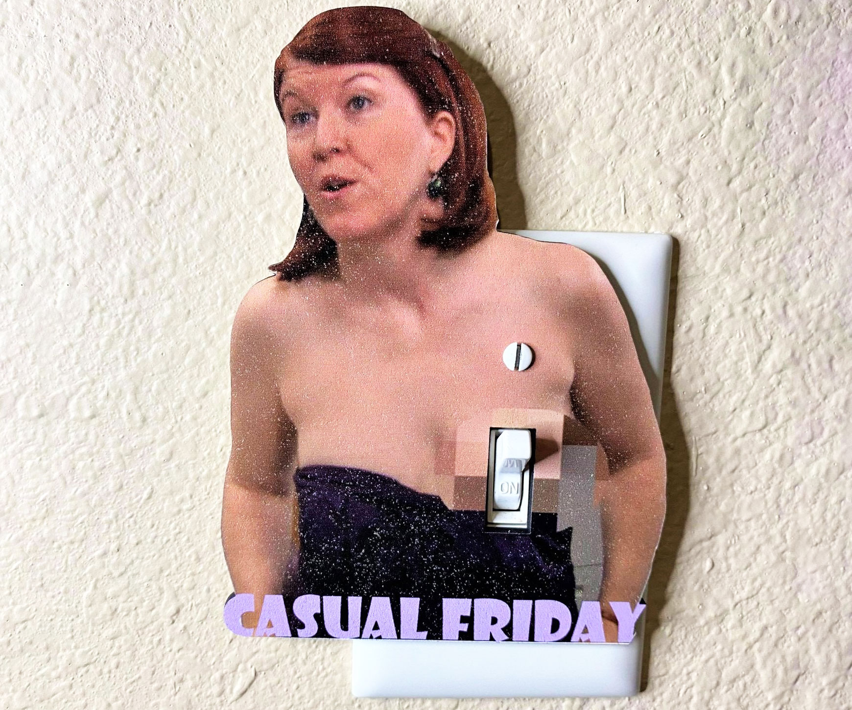 Flashing Meredith Light Switch Cover