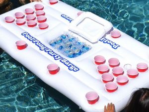 Floating Beer Pong Raft | Million Dollar Gift Ideas