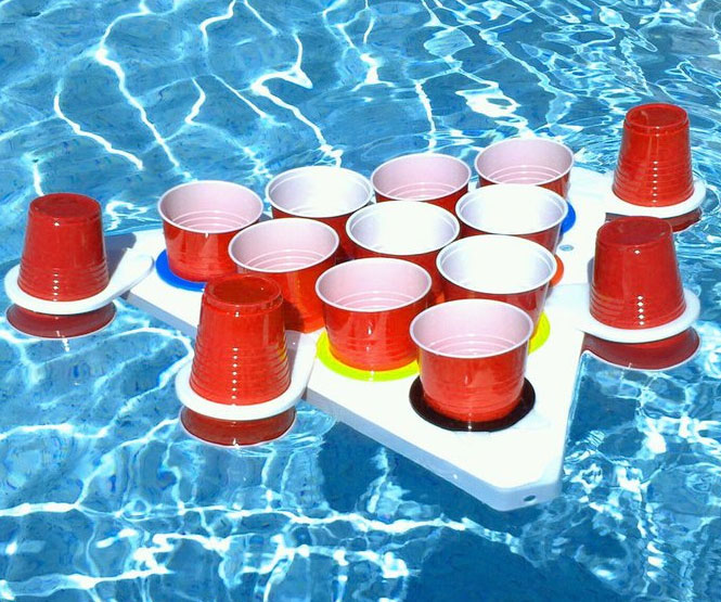 Floating Beer Pong Set