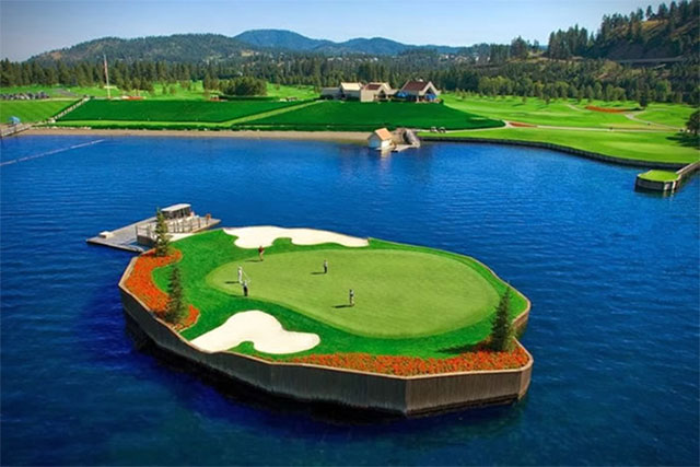 Floating Island Golf Course 1