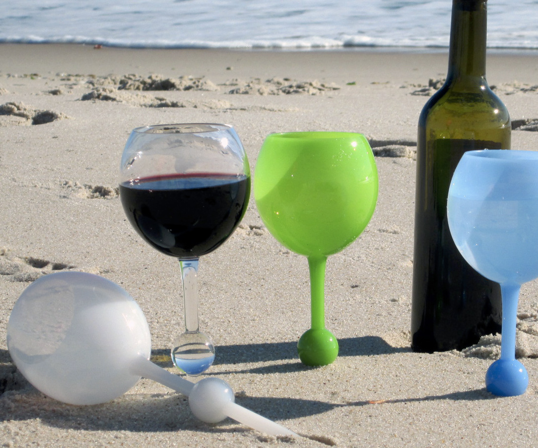 Floating Self Standing Wine Glass 2