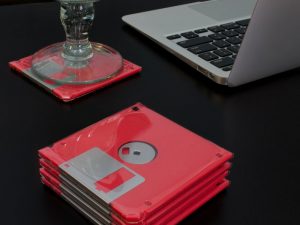 Floppy Disk Coasters 1