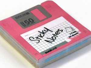 Floppy Disk Sticky Notes | Million Dollar Gift Ideas