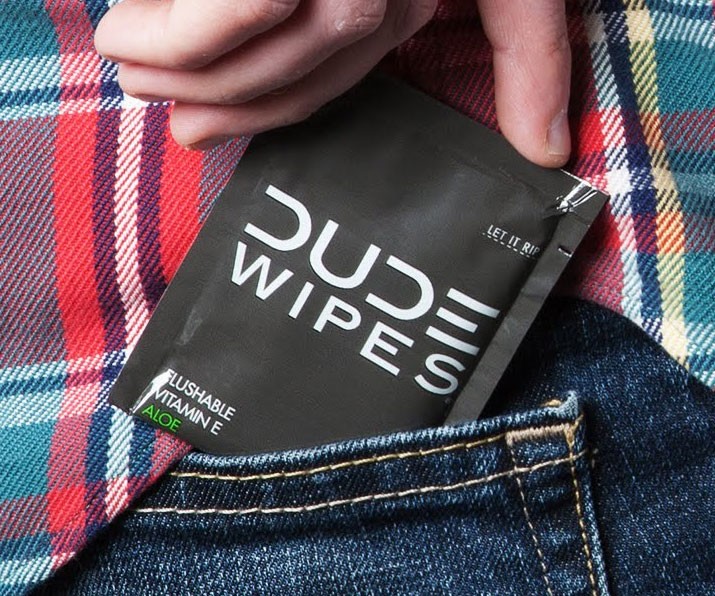 Flushable Wipes For Dudes