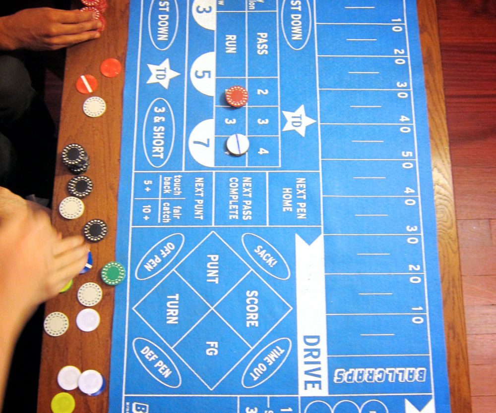 Football Betting Game Board