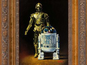 Framed Star Wars Paintings 1
