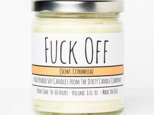 Fuck Off Soy Candle | Million Dollar Gift Ideas