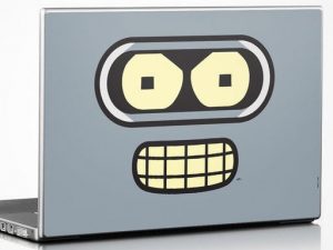 Futurama Bender Laptop Decal | Million Dollar Gift Ideas